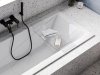 BESCO Półka do wanny akrylowej 75x25 Clear PW-CL-75